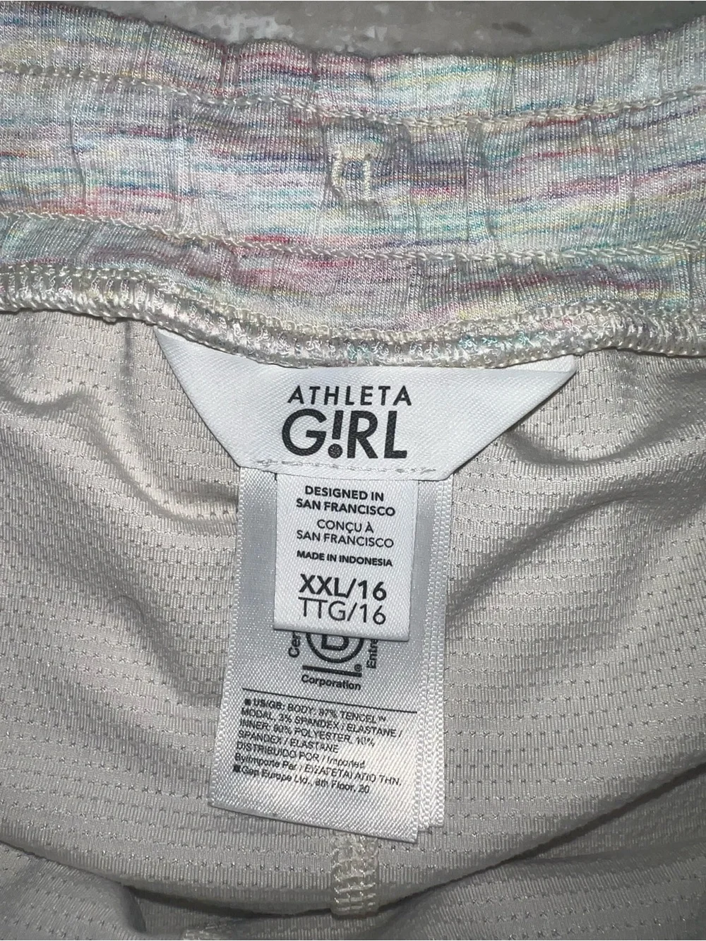 Athleta Girl Chasing Rainbows Skort XXL/16